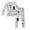 White-2, variant on WENXIAOO Boys Christmas Pajamas Colorable Pajamas for Girls Long Sleeve 2 Piece Pajamas Set for Kids Holiday Pjs Perfect for Pajama Party