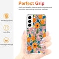 thumbnail image 4 of Art Design Flower Case for Samsung Galaxy S22,Aesthetic Colourful Floral Plant Case for Men Women,Unique Soft TPU Bumper Case Cover, 4 of 5