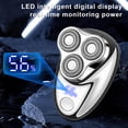 thumbnail image 3 of Men Electric Shaver Digital Display USB Rechargeable Mini Travel Rotary Razor Portable Cordless Hair Beard Trimmer Remover Tool Father Boyfriend Gift, 3 of 8