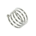 thumbnail image 1 of Toystoory Servilleta de moda para restaurante de Hotel en casa, anillo de Metal para banquete, decoración de de comedor, servilletas portátiles, Mostrada Plata Toystoory  HA084247-03, 1 of 6