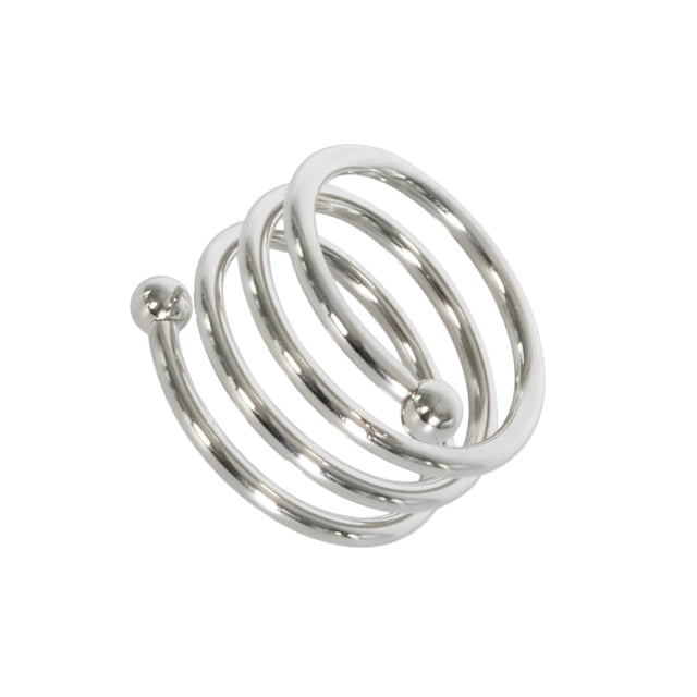 Toystoory Servilleta de moda para restaurante de Hotel en casa, anillo de Metal para banquete, decoración de de comedor, servilletas portátiles, Mostrada Plata Toystoory HA084247-03