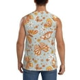 thumbnail image 4 of Kdxio Retro Floral Butterfly for Men's Muscle T-shirt,Sleeveless for Workout Running Athletic Gym Lounge Casual, 4 of 7