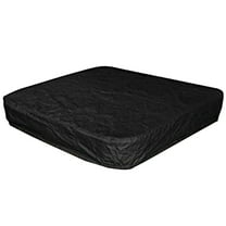Square Hot Tub Cover, Heavy Duty Waterproof Spa Cover for Outdoor Jacuzzi, Dust Protection, Weather Resistant, Cuxi Swimming Pool Dust Cover Black