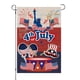 thumbnail image 2 of 4 de Julio Decoraciones Jardín Al Aire Libre Bandera Día de la Independencia 4 de Julio Americano Patriótico Terraza de la Familia Decoración de la Fiesta Del Porche Terraza Colgante Vertical 12x18 Pu, 2 of 6