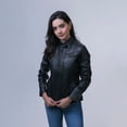thumbnail image 2 of CHAMARRA RENATA PIEL BORREGO NEGRO, 2 of 4