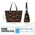 thumbnail image 4 of Disketp Étagères Imprimées Grande Capacité Sac de Plage, Sac de Piscine Imperméable et Résistant au Sable pour Femmes, 4 of 7