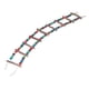 thumbnail image 2 of Puente con escaleras para escalar loros, puente con escaleras para pájaros, escalera colgante colorida para pájaros, accesorios para jaulas de pájaros, estética elegante, 2 of 12
