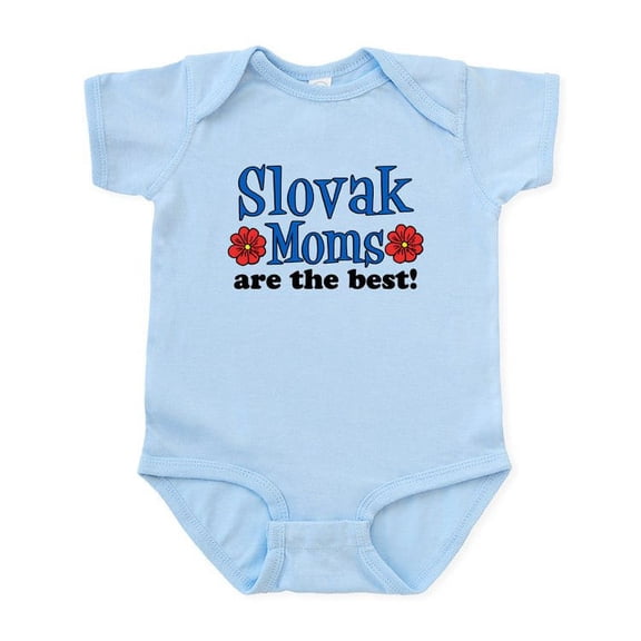 CafePress - Slovak Moms The Best Body Suit - Baby Light Bodysuit, Size Newborn - 24 Months
