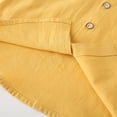 thumbnail image 5 of EnJoCho Boys Girls Collar Shirts Kids Cotton Button Down School Unifor𝗆 T-Shirt Teen Long Sleeve Soft Plain Summer Blouse Boys Linen Blend Casual Shirt, 5 of 9