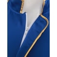 thumbnail image 6 of renvena Mens Church Catholic Priest Chasubles Vestments Clergy Costume Mass Robe with Stole Royal Blue XL, 6 of 7