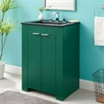 thumbnail image 2 of Modway Maybelle 24" Modern Wood Bathroom Vanity in Green/Black, 2 of 9