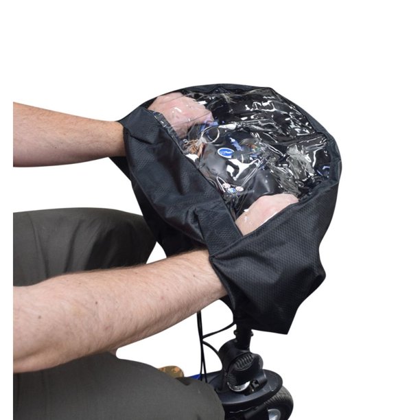 AlveyTech Clear Tiller Cover Weatherproof Covers for Mobility