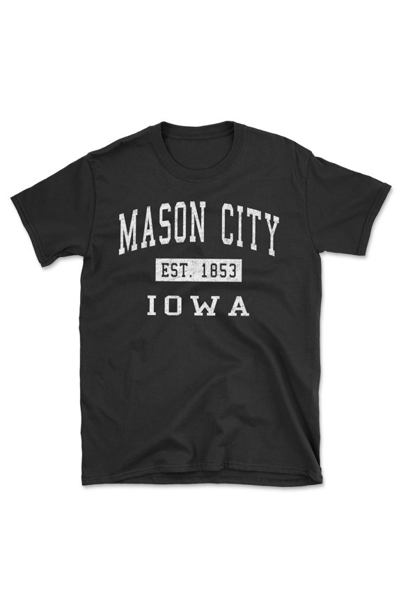 Mason City Iowa Classic Established Men's Cotton T-Shirt