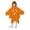 Orange, variant on Halloween Kids Unisex Ghost Hooded Cloak Halloween Party Outfit Boys 4-12 Years