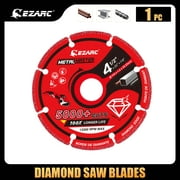 EZARC Diamond Cutting Wheel 4-1/2 x 7/8 Inch for Metal, Cut Off Wheel with 5000+ Cuts on Rebar, Steel, Iron and INOX