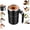Black, variant on 2026 Upgraded Self Stirring Coffee Mug with LCD Thermometer, 316 Stainless Steel 13oz/380ml Magnetic Stir Cup with Lid, Leakproof for Coffee Milk Cocoa (Beige)