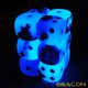 thumbnail image 5 of Set de dados Bescon Bicolor Brillante D6 16 mm Blue Dawn (12), 5 of 7