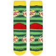 thumbnail image 5 of ODD SOX – Canada Dry Stripes Crew Socks – Official Licensed Novelty Unisex Socks – Large Size Comfy, 5 of 6
