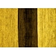 thumbnail image 1 of Ahgly Company Machine Washable Indoor Rectangle Abstract Yellow Modern Area Rugs, 2' x 5', 1 of 4
