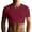 Red, variant on Runcati Men's Tie Dye Crop T Shirt Crew Neck Summer Short Sleeve Workout Comfortable Casual Tee for Active Mens T-Shirts Solid Color Sleeve Casual Crew Neck Basic Tees