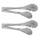 thumbnail image 2 of 2pcs Serving Tongs Buffet Tongs Stainless Steel Food Tong Small Serving Tongs Mini Appetizer Tongs Food Buffet Tongs Bbq Serving Utensils Serving Uten, 2 of 4