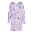 thumbnail image 5 of Wonder Nation Girls Long Sleeve Fleece Sleep Gown, Sizes 4-18 & Plus, 5 of 5