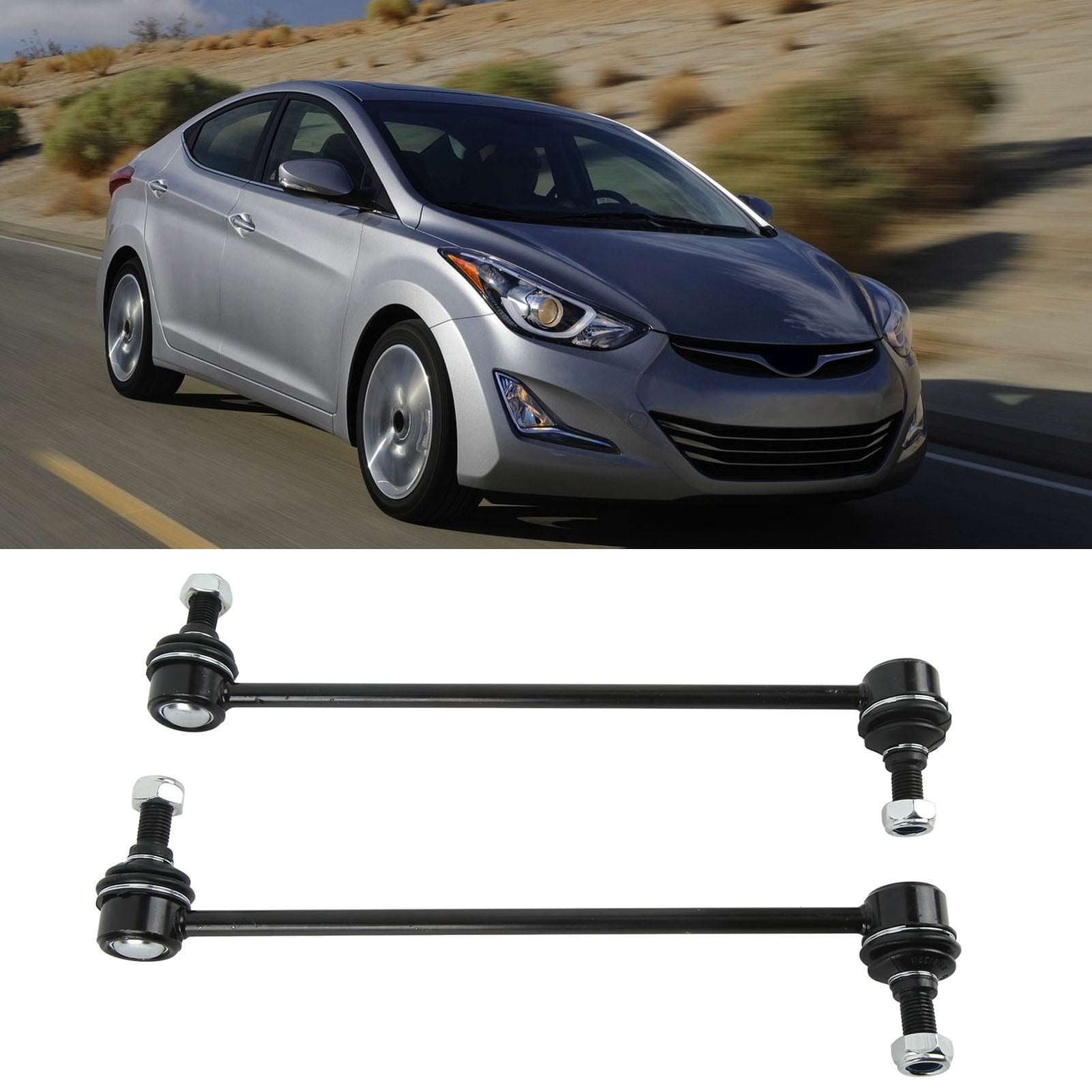 Riousery 2PCS Front Suspension Sway Bar Link K750523 Replacement for Hyundai Elantra Tucson