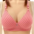 thumbnail image 2 of Bras for Older Women Summer V Neck Wireless Push Up Bralettes Comfortable Everyday Bra, 2 of 4