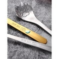 thumbnail image 5 of MEROTABLE Stainless Steel Spoon Spoon Titanium Claw Spoon Cute Coffee Stirring Spoon Seasoning Dessert Fork Teaspoon, 5 of 6