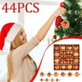 thumbnail image 4 of NWOKYZGH 44pcs Christmas Ball Ornaments, Christmas Ball Ornaments Set for Christmas, Holiday, Wreath & Party Decorations, with Hanging Loop, 4 of 6
