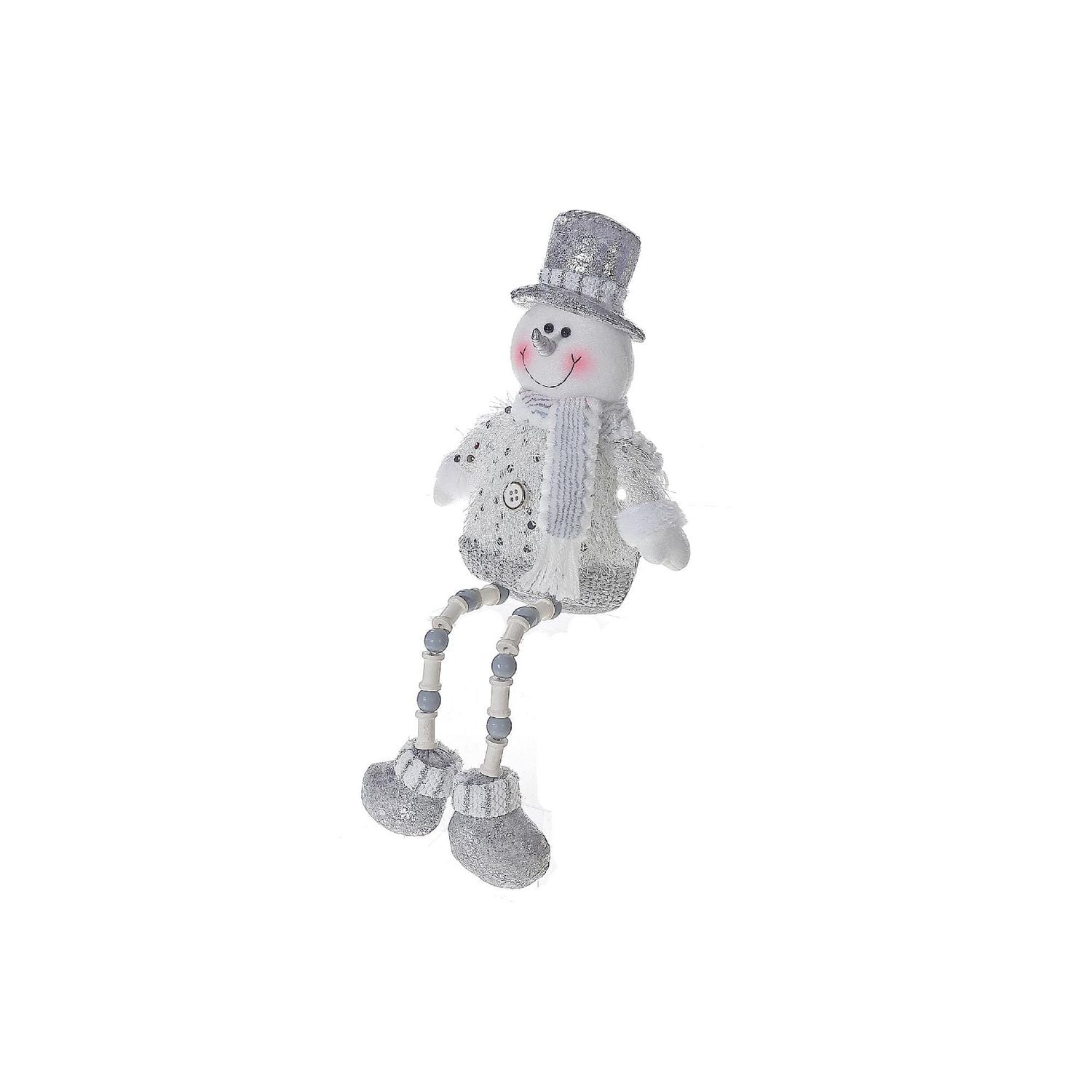 Christmas Glam Glam Snowman Shelf Dangler 17 "