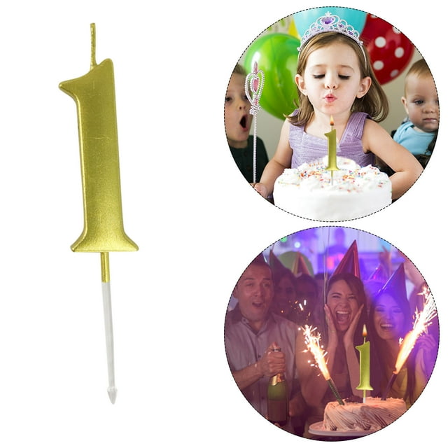 Ltdhehe Birthday Number Candle 3D Shape Birthday Candle Decoration Birthday Cake Candle