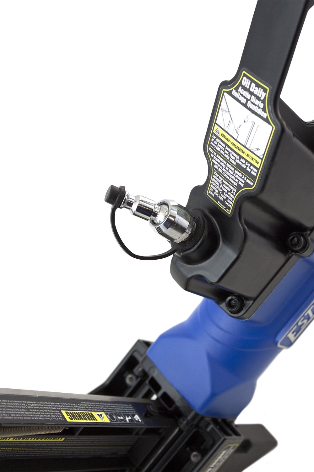 Estwing Pneumatic 18-Gauge 1-3/4 in. L-Cleat Flooring Nailer with Bag