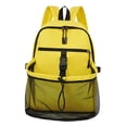 thumbnail image 2 of AWHAO Basketball Backpack Carrier Multifunction Sports Bag for Camping Outdoor Gym Yellow, 2 of 9