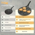 thumbnail image 4 of ACDANC Non-Stick Mini Pancake Maker Durable,Easy Clean with 7 Fun Molds,Perfect for Kids&Creative Breakfasts, 4 of 7