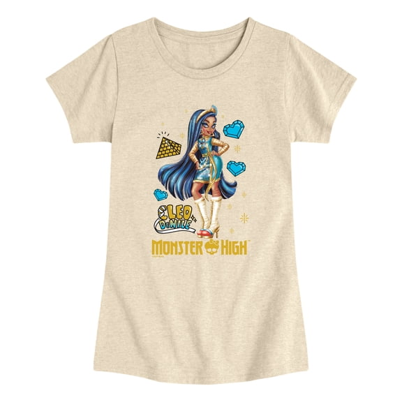 Monster High - Cleo De Nile Fitted Short Sleeve Graphic T-Shirt