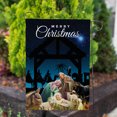 thumbnail image 2 of America Forever Merry Christmas Garden Flag - Glory To The Newborn King, Jesus Birth Wise Men Star of Bethlehem Religious Nativity Flag - Seasonal Yard Outdoor Decorative Flag - 12.5 x 18 Inches, 2 of 4