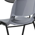thumbnail image 6 of Flash Furniture Gray Ergonomic Shell Chair with Right Handed Flip-Up Tablet Arm, 6 of 11