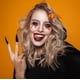 thumbnail image 1 of Pinza para el pelo de Halloween | Accesorios para el pelo de vestuario de terror Aleación multicolor 8,3x4,5cm • Tocados de lentejuelas para mujer • Joyería festiva ligera para fiesta, cosplay y, 1 of 6