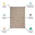 thumbnail image 6 of Pemberly Row 7' x 10' Light Gray Fabric Modern Area Rug (7' x 10'), 6 of 14
