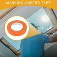 thumbnail image 3 of Cinta de pintor universal Unique Bargains - Cinta de enmascarar para pintura de automóviles DIY sin residuos - Papel crepé naranja de 0.8 pulgadas x 60.1 yardas, 3 of 7
