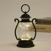 Christmas Mini Lanterns LED Small Lanterns Indoor Red Lanterns Decorative Outdoor Hanging Lantern Decorative Candle Lanterns Farmhouse Decor for Weddings Party Halloween Xmas Decor