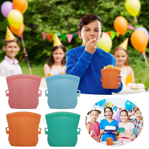 Fiudx Bolsa de Silicona para Refrigerios, Apta para Uso Alimentario, Reutilizable, Resistente a Altas y Bajas Temperaturas, Apta para Congelador y Microondas, Diseño a Prueba de Fugas, Cómodas Asas D