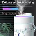 thumbnail image 3 of Mist 1000mL Mist Humidifier Diffuser with  Speaker Colorful Light Quiet Humidifier Essential Oil Diffuser Auto Shut-off Top Fill Humidifier for Bedroom USB Powered Home, 3 of 7