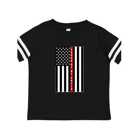 

Inktastic Firefighter Uncle Flag Gift Toddler Boy or Toddler Girl T-Shirt