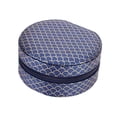 thumbnail image 3 of Estuche organizador para joyas jinwen caja de almacenamiento acolchado suave Azul oscuro, 3 of 8