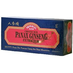 Imperial Elixir Ginseng rouge Panax ginseng chinois Extractum - 30 VIAL Fioles