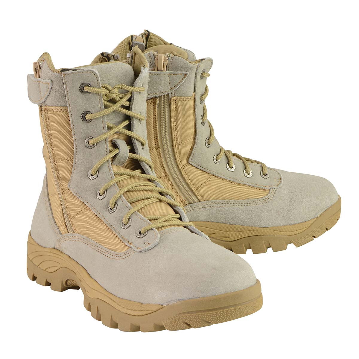 9-Inch Leather Tactical Boots 