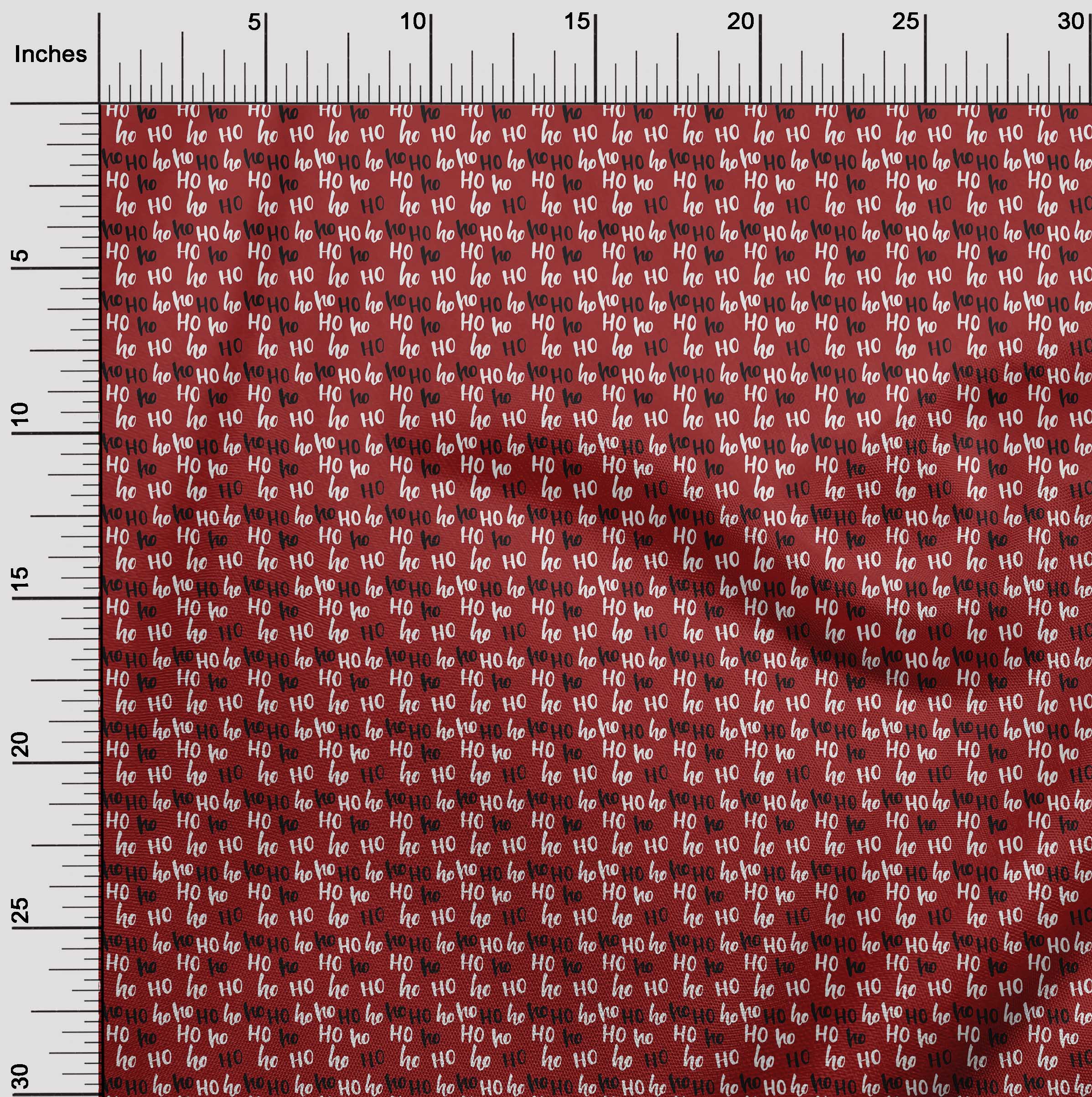 oneOone Viscose Chiffon Red Fabric Christmas Sewing Material Print Fabric By The Yard 42 Inch Wide