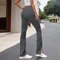 thumbnail image 4 of Ozmmyan Wide Leg Sweatpants for Womens High Waist Pants Loose Fit Lounge Pants Solid Color Drawstring Pants Casual Yoga Workout Pants Comfy Sleepwear Pajama Bottoms Home Wear Streetwear, 4 of 6